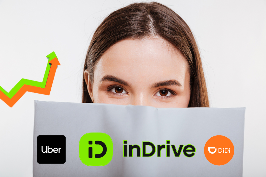 Comparación Uber DiDi InDrive
