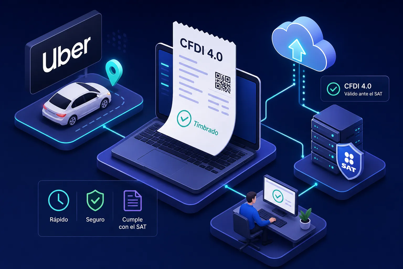 Facturación Uber CFDI 4.0: Guía Paso a Paso en 2026