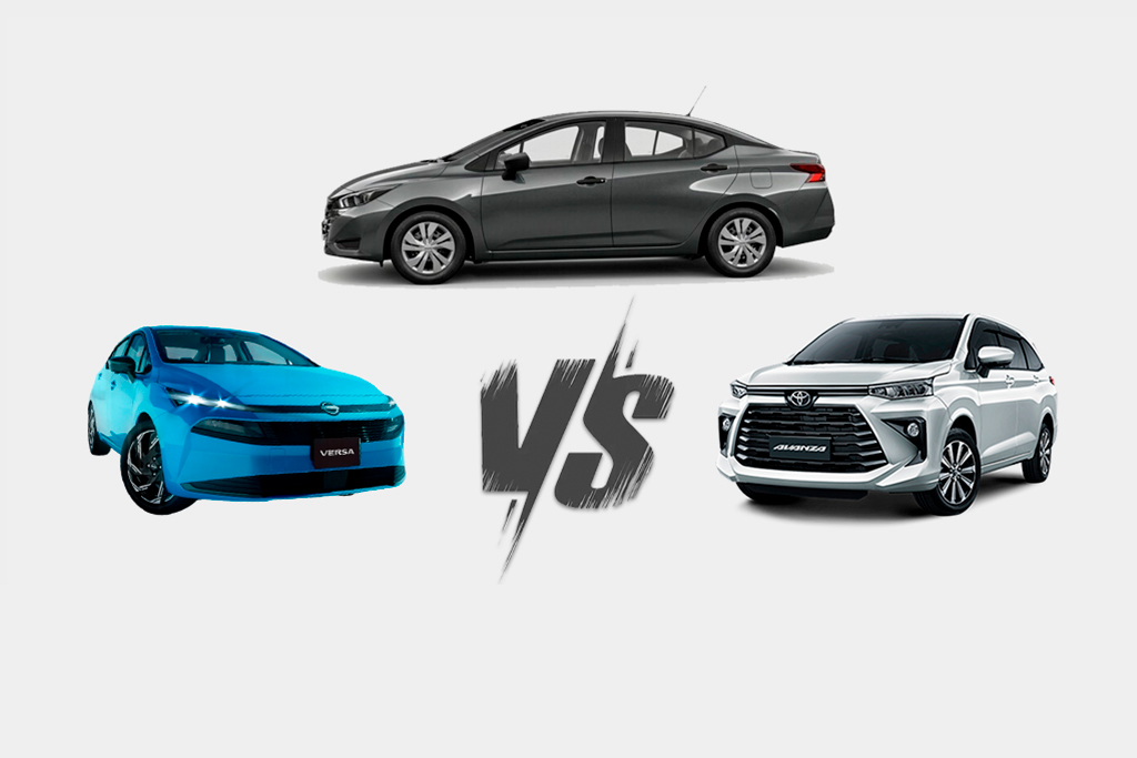 V-Drive vs Avanza vs Versa Uber, DiDi